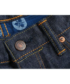G014-MZ 14.7oz Copper Label Deep Colored Selvedge denim Slim Tapered Zipper fly...
