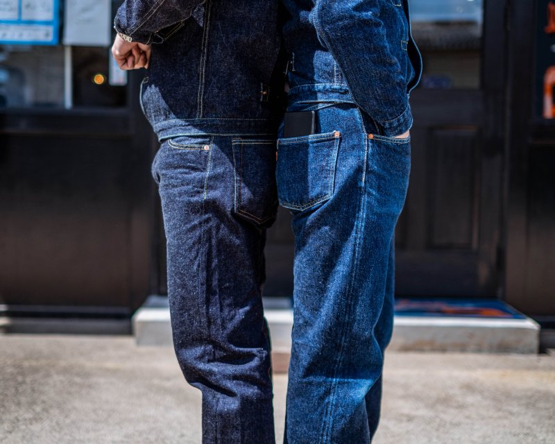 GZ-16ST-010OW 16oz Right-woven jeans straight (One washed)