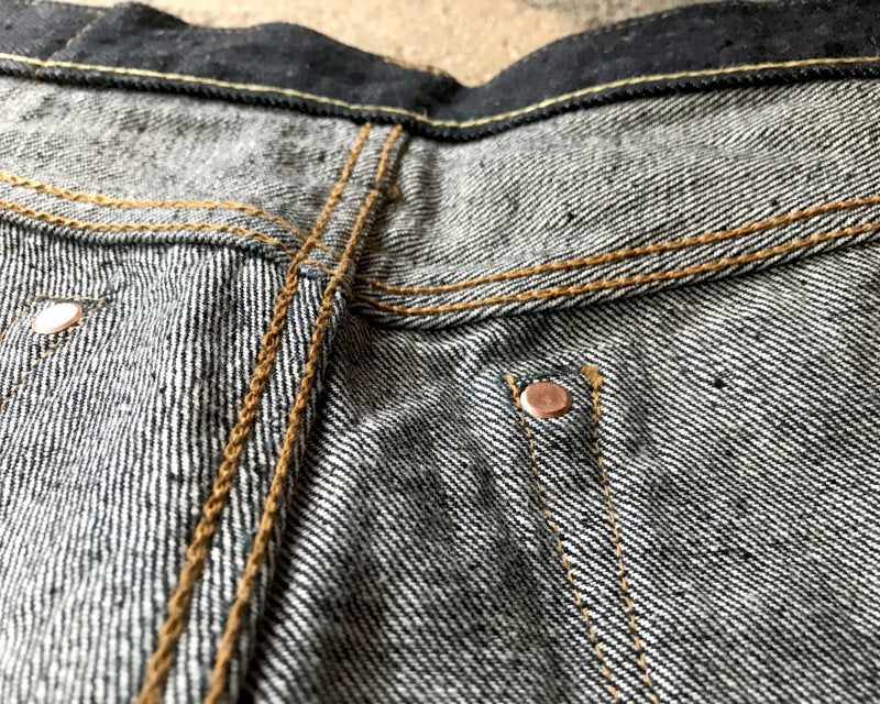 GZ-16ST-010OW 16oz Right-woven jeans straight (One washed)