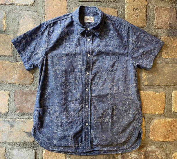 GZ-HMPKS-0205 heme pocket S / S shirt Paisley