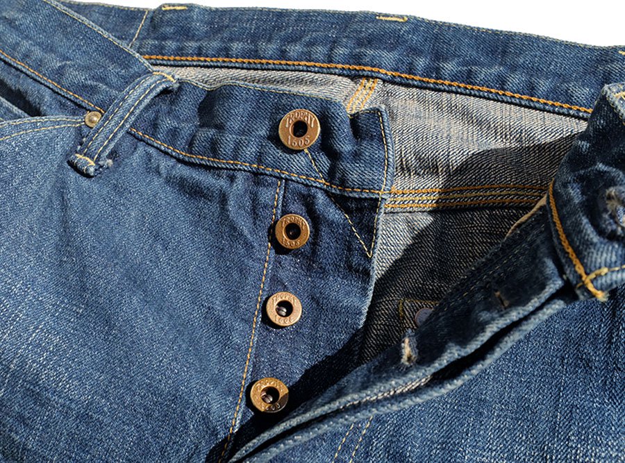 1606H HERITAGE W KNEE STD DIRT DENIM