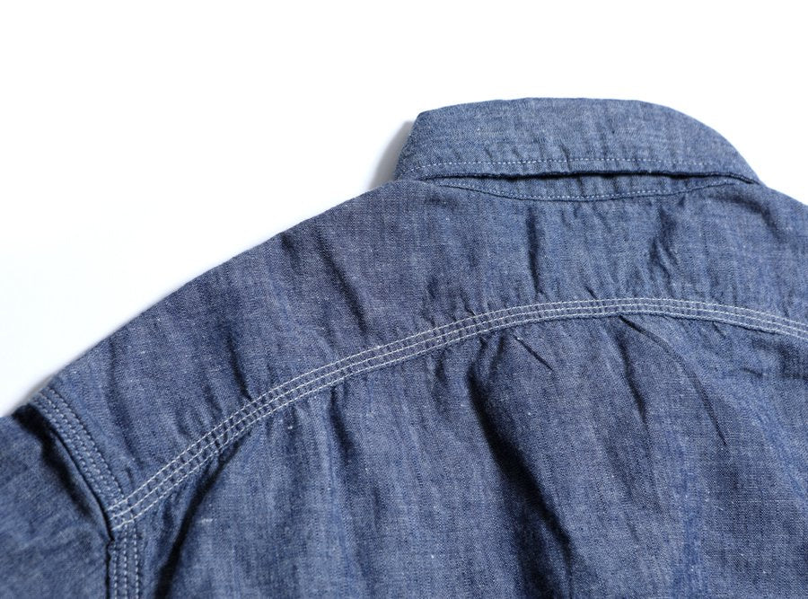 TR-SH05 Harvest Chambray short sleeve Shirt