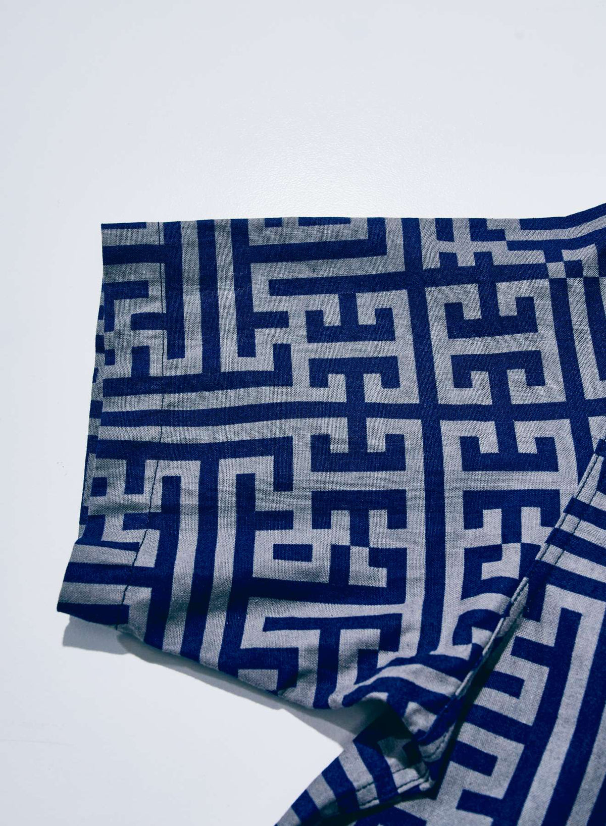 SSA26-02 Geometric Pattern Aloha Shirt