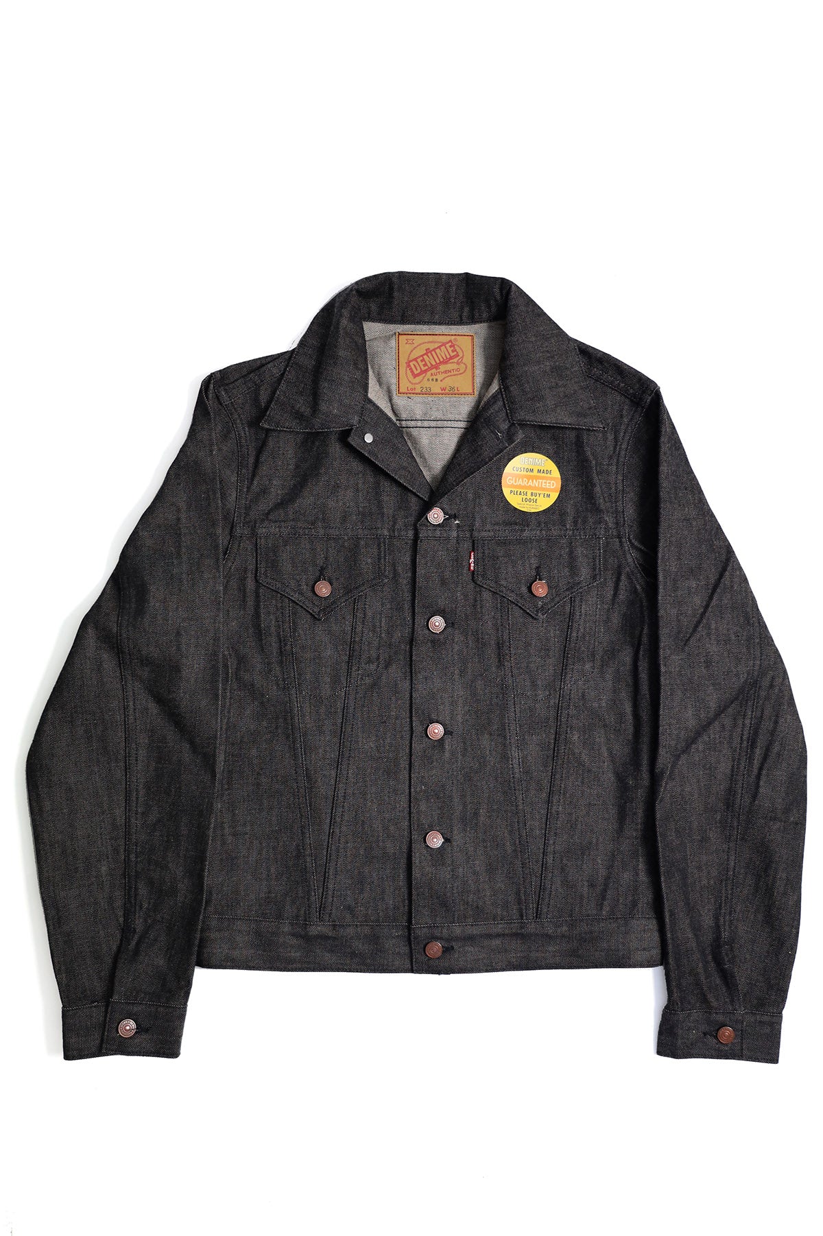Lot 233-66B 3RD TYPE BLACK DENIM