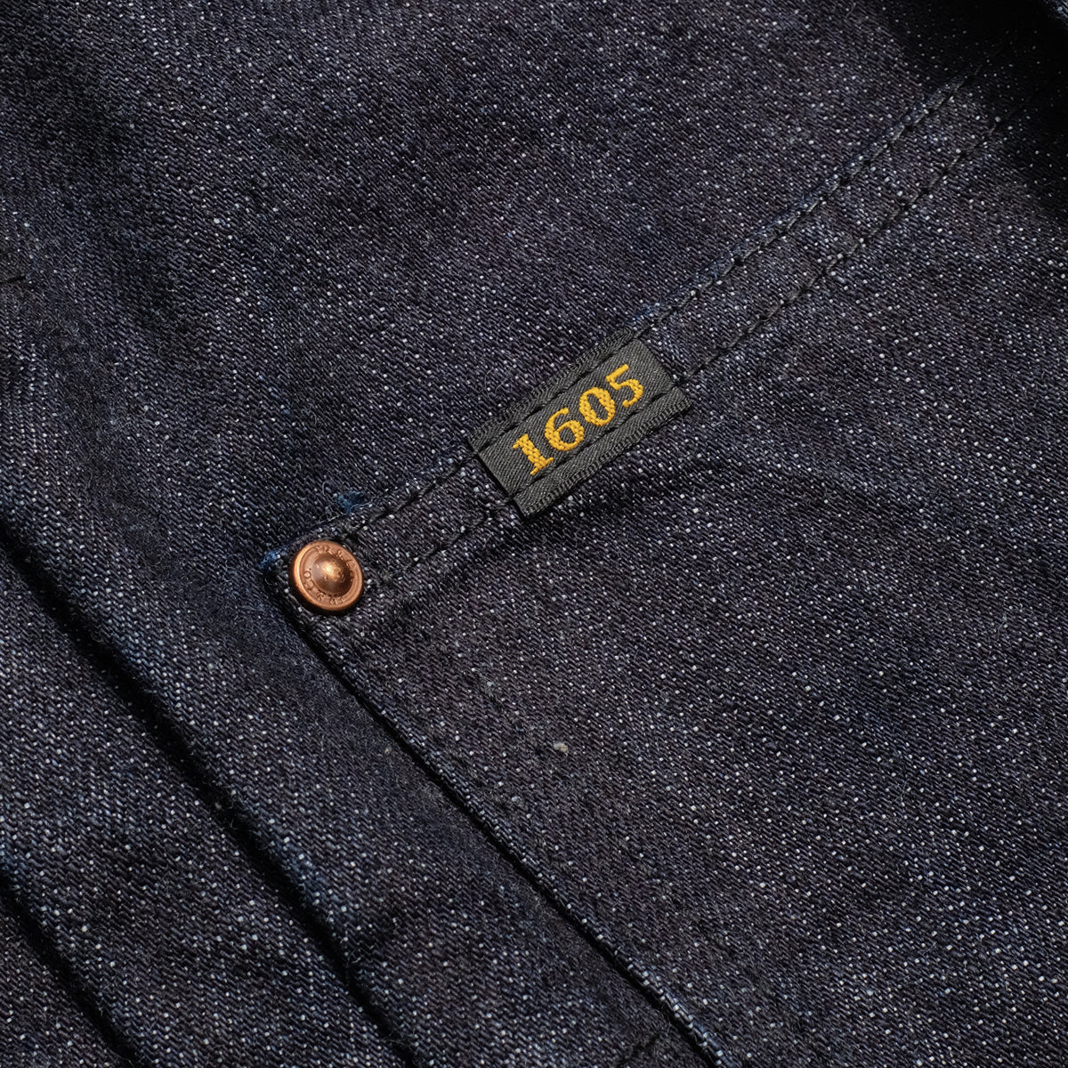 2705 15oz Button Jacket Garage Denim Dark Indigo