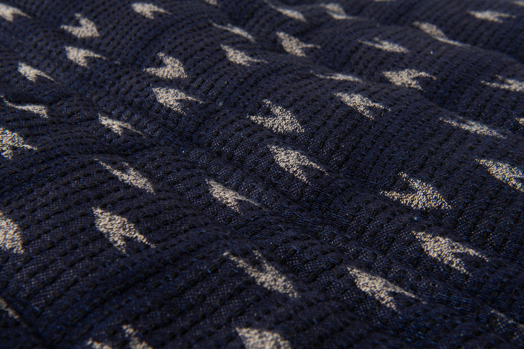 4598 Arrow Kasuri Indigo Sashiko Vest