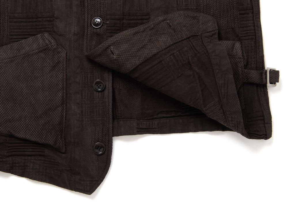 4605 Amami Mud Dyed Jacquard Vest