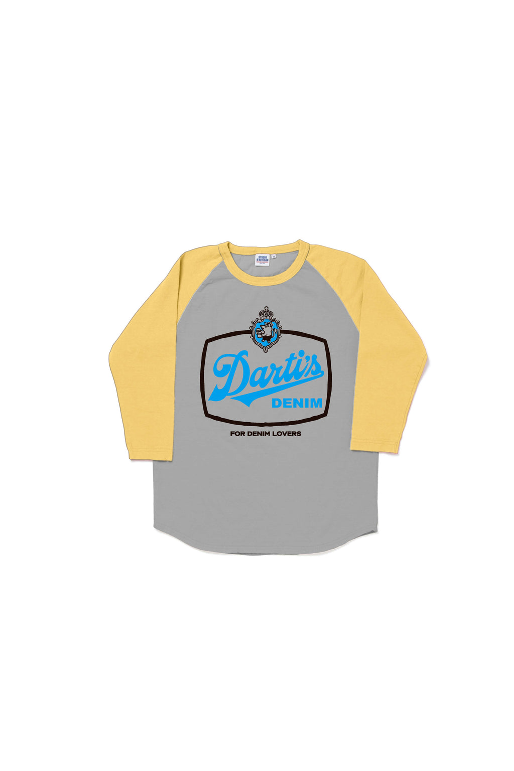 8229A Print Raglan 3/4  Sleeve T-shirts
