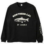 BR-26125 16/- Slaps L/S Print T-Shirt 【NORTHERN CAL】
