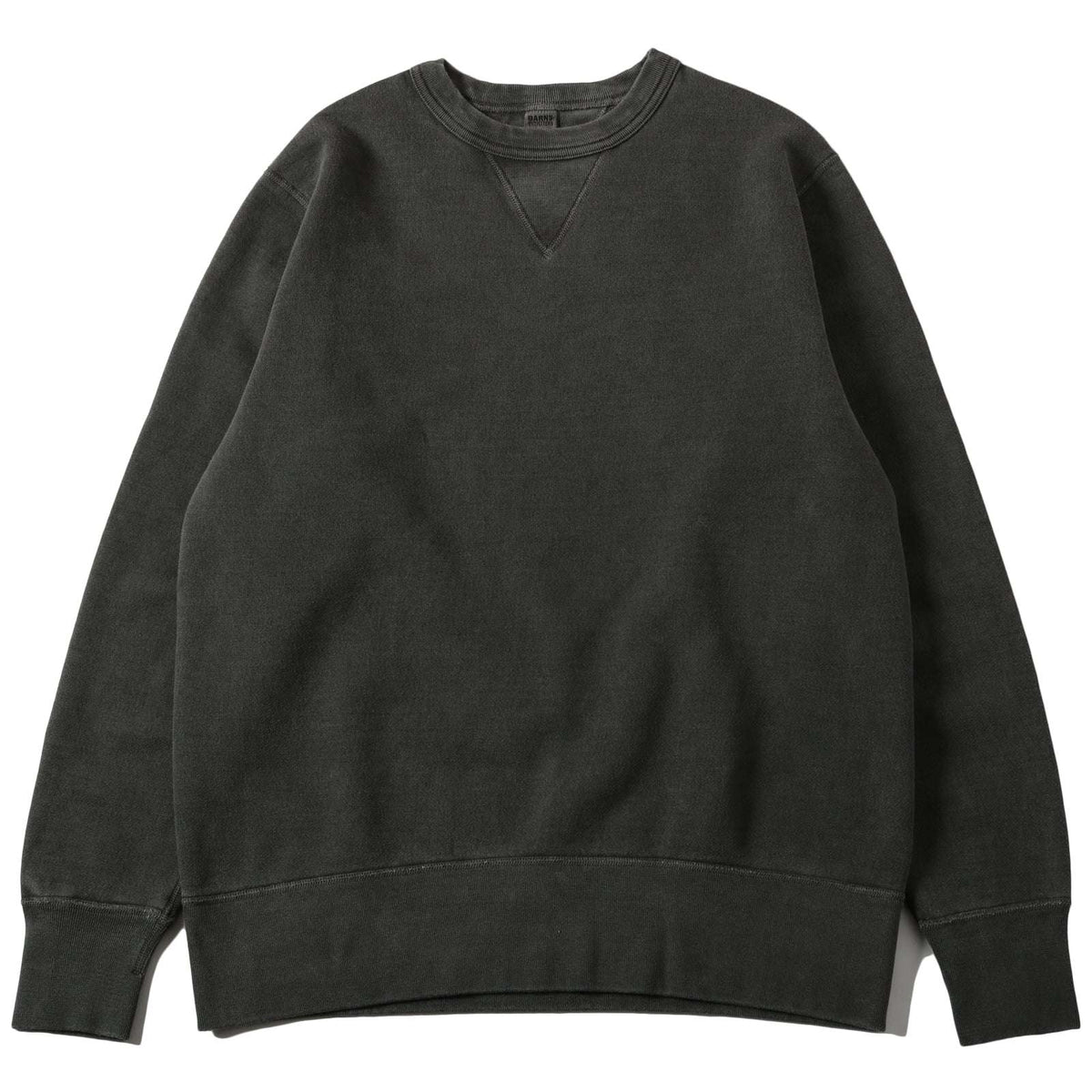 BR3000PG BARNS The "PIGMENT-DYE" CREW NECK SWEAT (2 COLORS)