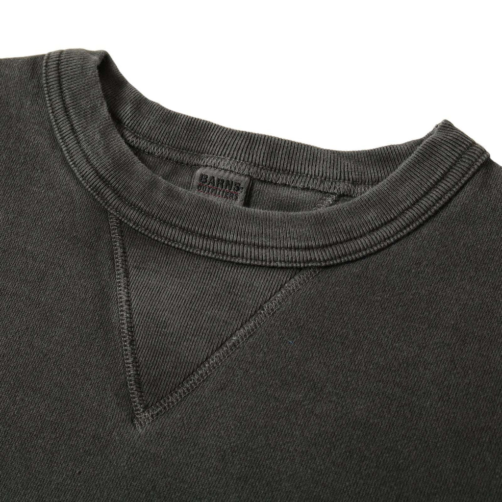 BR3000PG BARNS The "PIGMENT-DYE" CREW NECK SWEAT (2 COLORS)