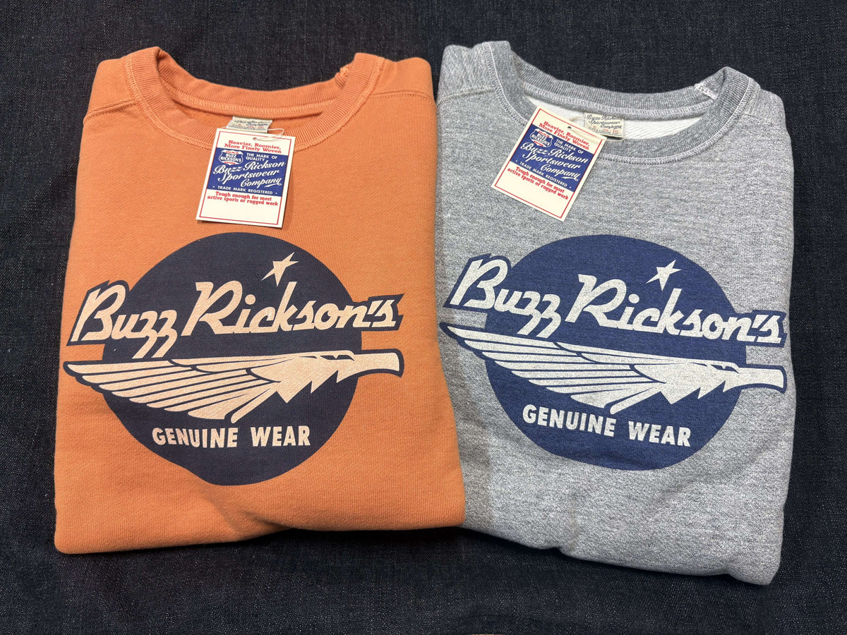 BR69507 FREEDOM SLEEVE SWEAT BUZZ RICKSON'S