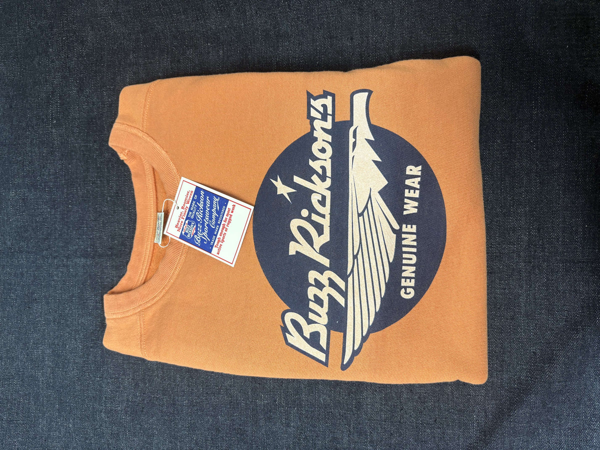 BR69507 FREEDOM SLEEVE SWEAT BUZZ RICKSON'S