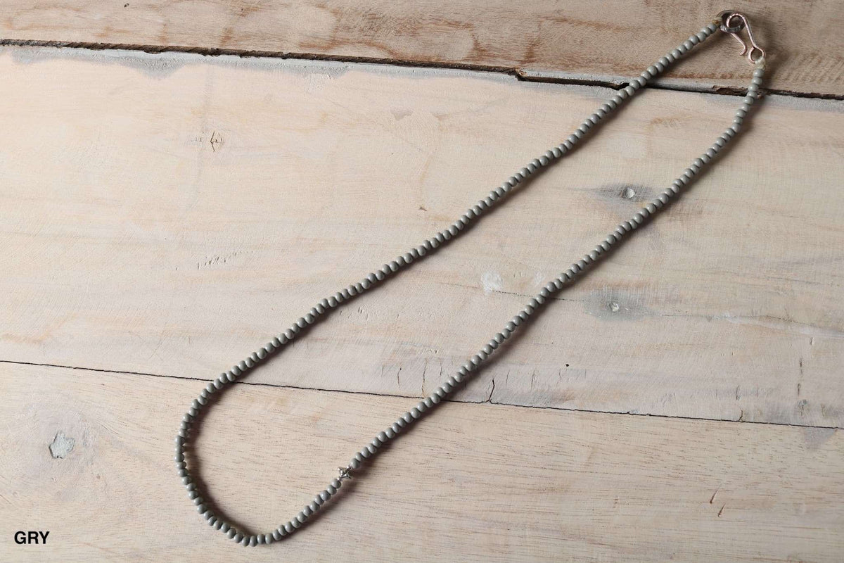 BR-8466 BEADS NECKLACE (6COLORS)