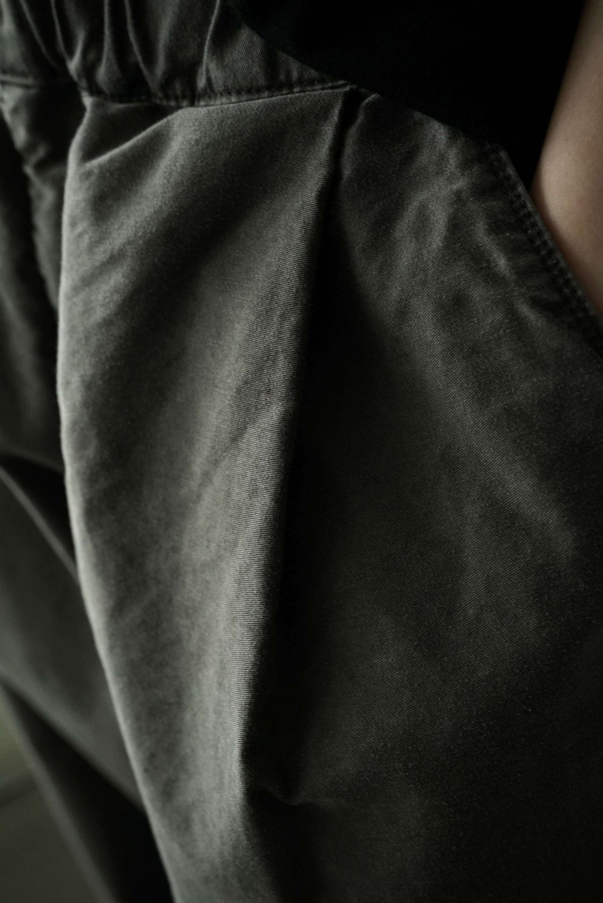 【CAPERTICA】CAP709PT11 Natural Dyed Moleskin / P/T Easy Pants