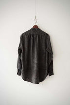 241SH08 Natural Dyed Linen / Granpa Shirts