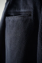 245PT08 Sashiko / W-Tuck Pants (SUMI+INDIGO)