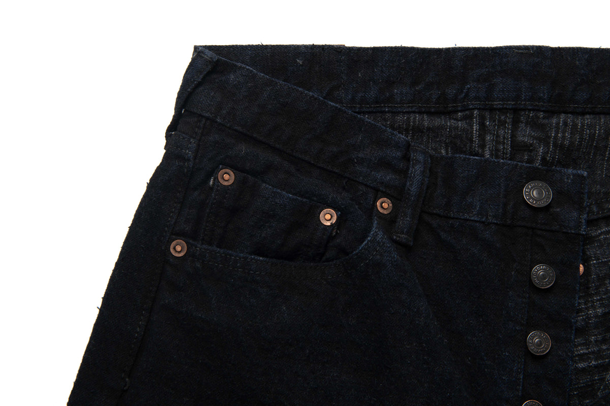 【Pre-Order】D1930 15oz GL3 Sumi Dyed Jeans Regular Straight