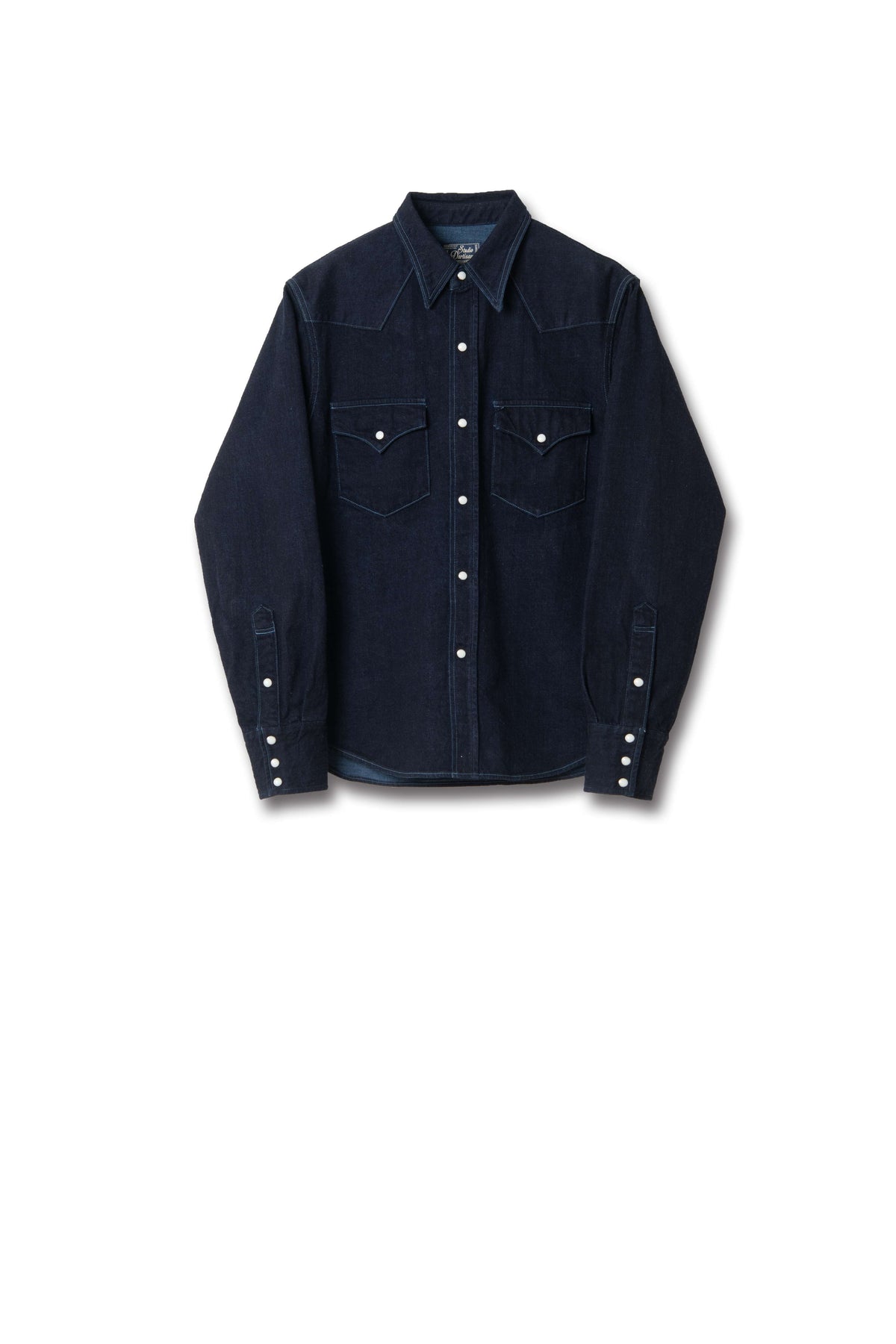 【Pre-Order】D5744 12oz KYOTO AQUA INDIGO Western Denim Shirts