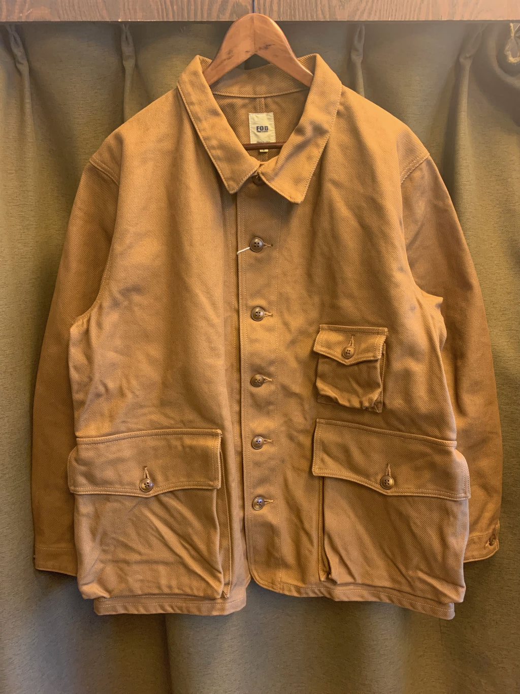 F2448 HEAVY COTTON TWILL HUNTING JACKET