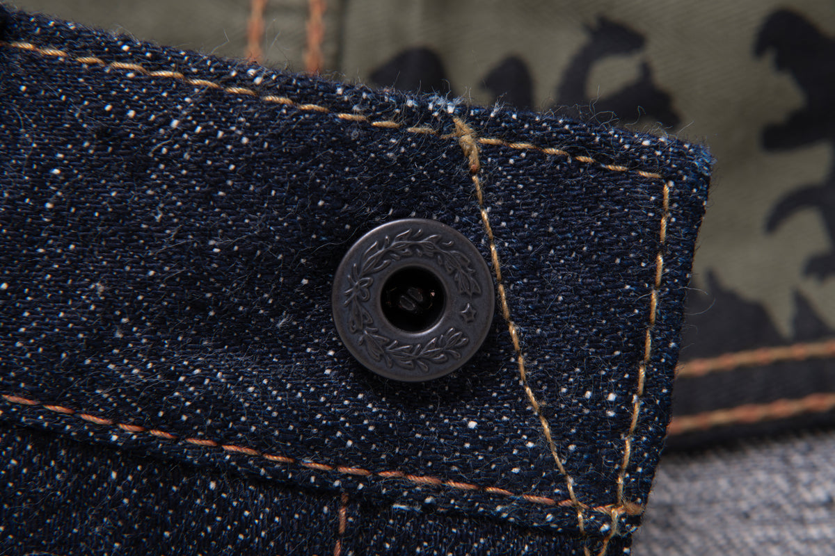 GZ-012 18oz GODZILLA GREAT MONSTER WAR Jeans Regular Straight