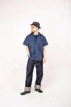 GZ-ALOHA-LF ALOHA S/S Shirt (LEAF,FIREWORKS)