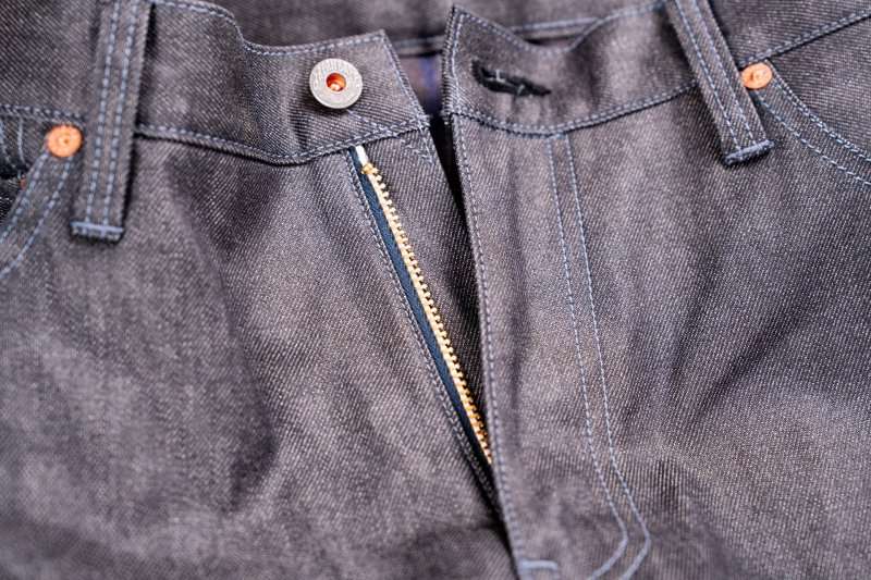 GZ-COTPT-0609 12oz Coated Denim Slim Straight Jeans BD
