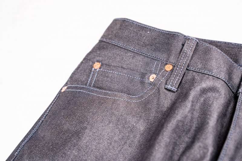 GZ-COTPT-0609 12oz Coated Denim Slim Straight Jeans BD