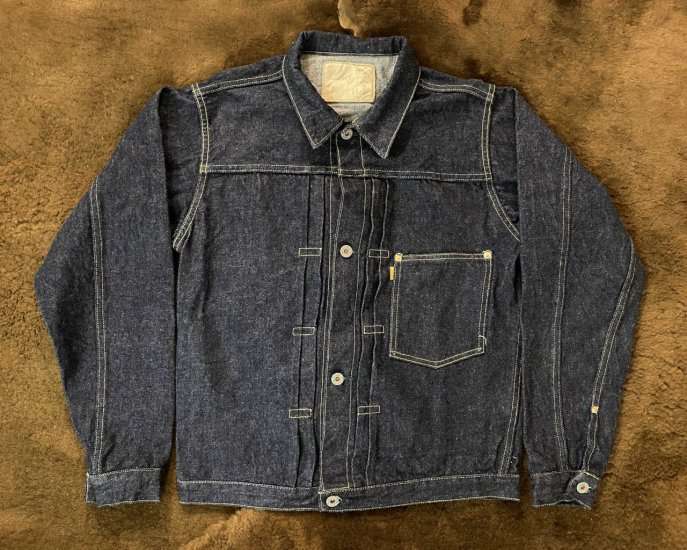 GZ-GJ1ST 16oz WWⅡ1st type denim jacket(One washed)(Right-weave)