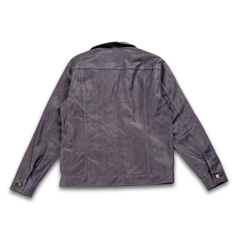GZ-GJRC-0608 Coated Denim Riders Jean Jacket