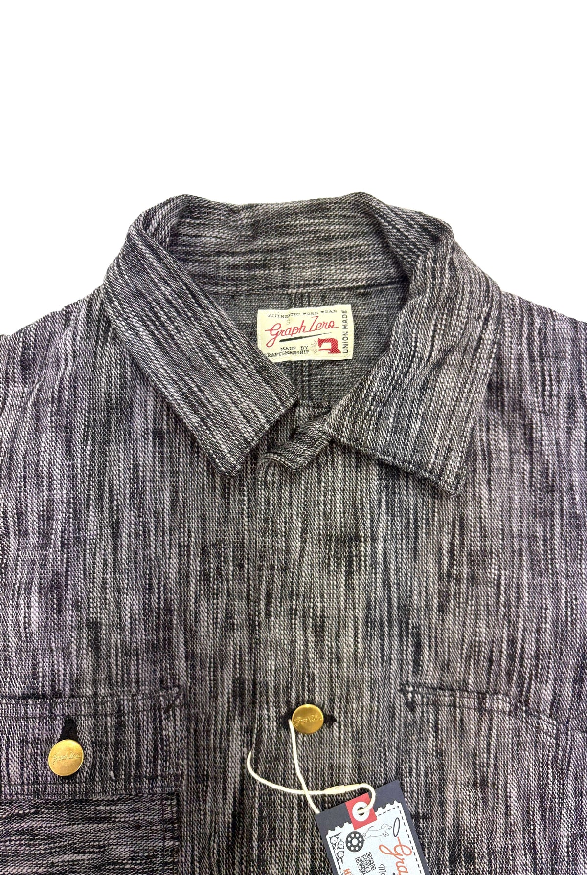 GZ-KSCA-BKGY Kase Dyed Coverall Black Gray