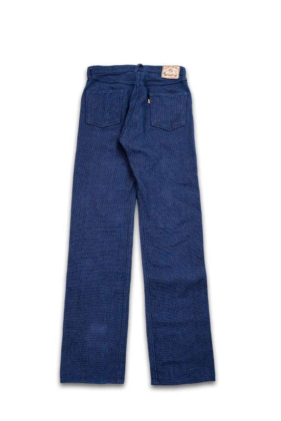 GZ-SKLST-ID Sashiko Loose Straight Indigo