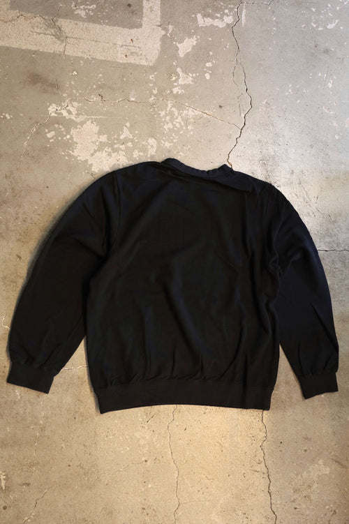 01-0044 Light Weight French Terry Crewneck Sweat Shirt (02 NAVY)