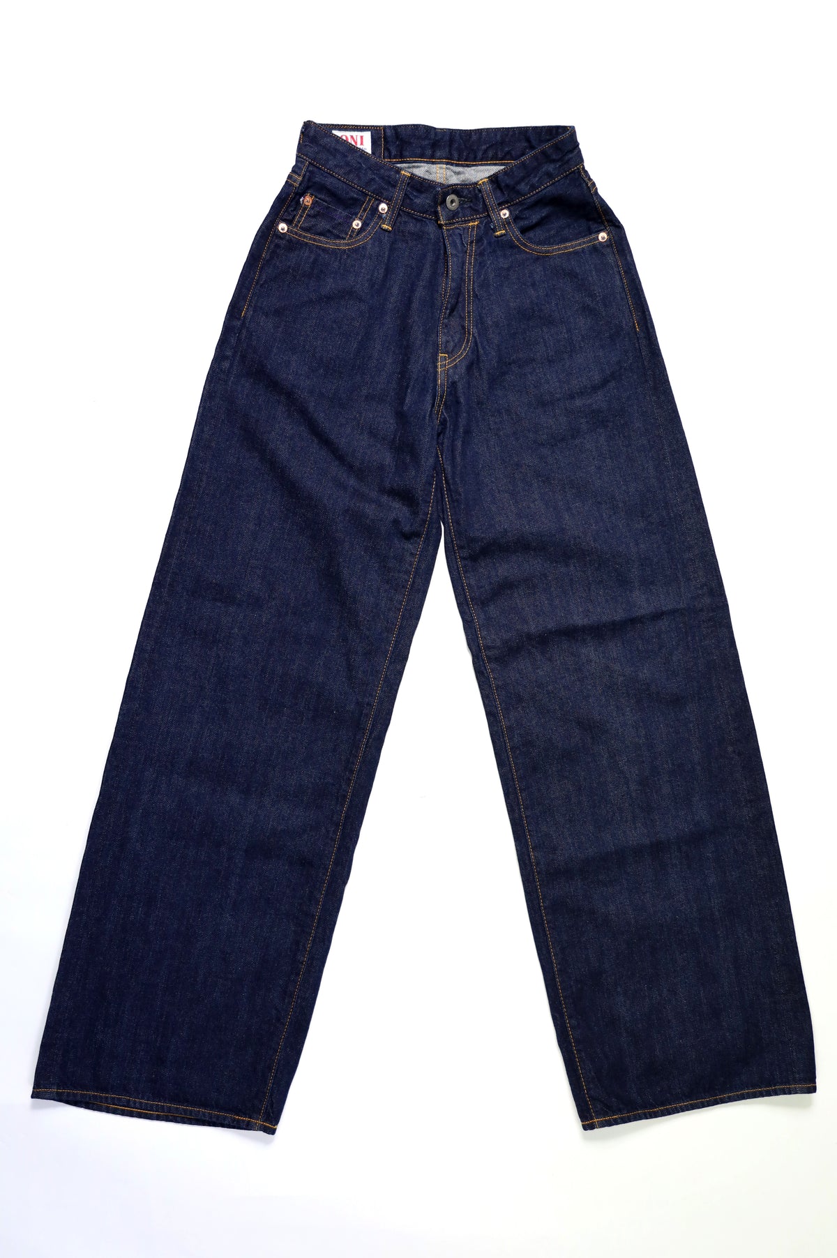 ONI-L722-12Z 12oz Selvedge Denim Super Wide Straight Zip-fly【WOMEN'S】