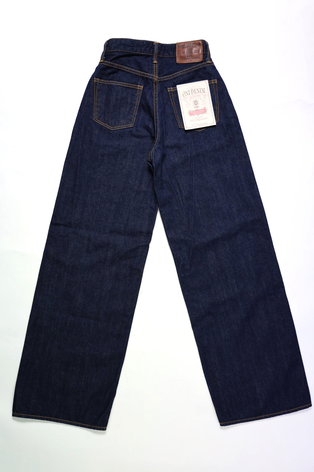 ONI-L722-12Z 12oz Selvedge Denim Super Wide Straight Zip-fly【WOMEN'S】
