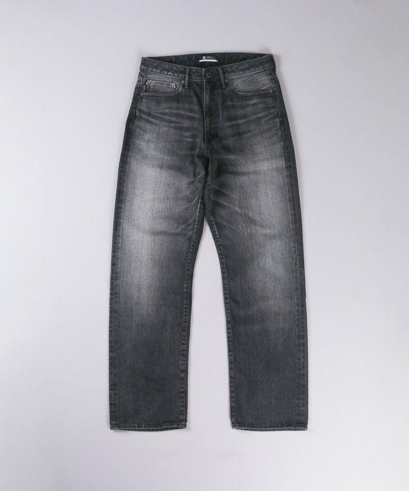 J514 14oz USED BLACK LOOSE STRAIGHT