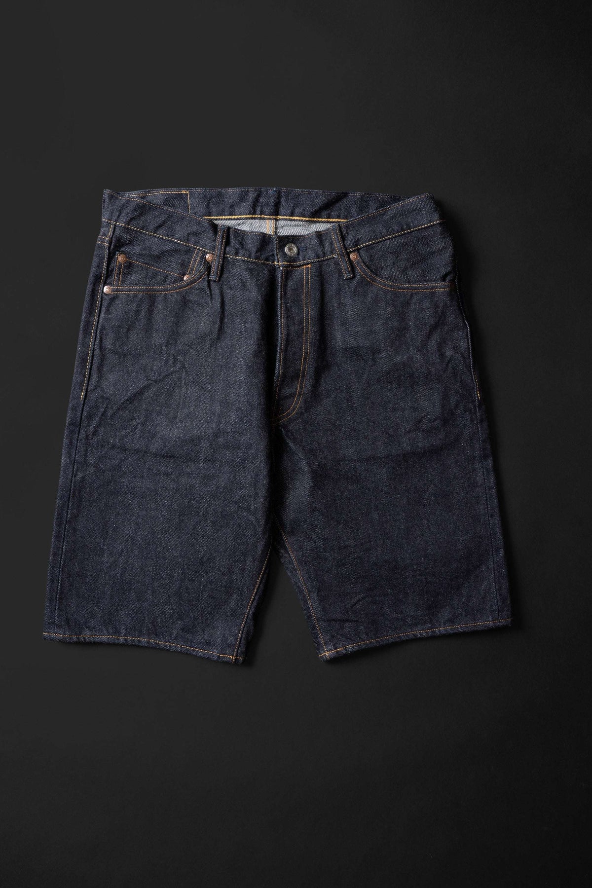 M7803 (001) 17oz Heavy Gauge Short Denim Pants
