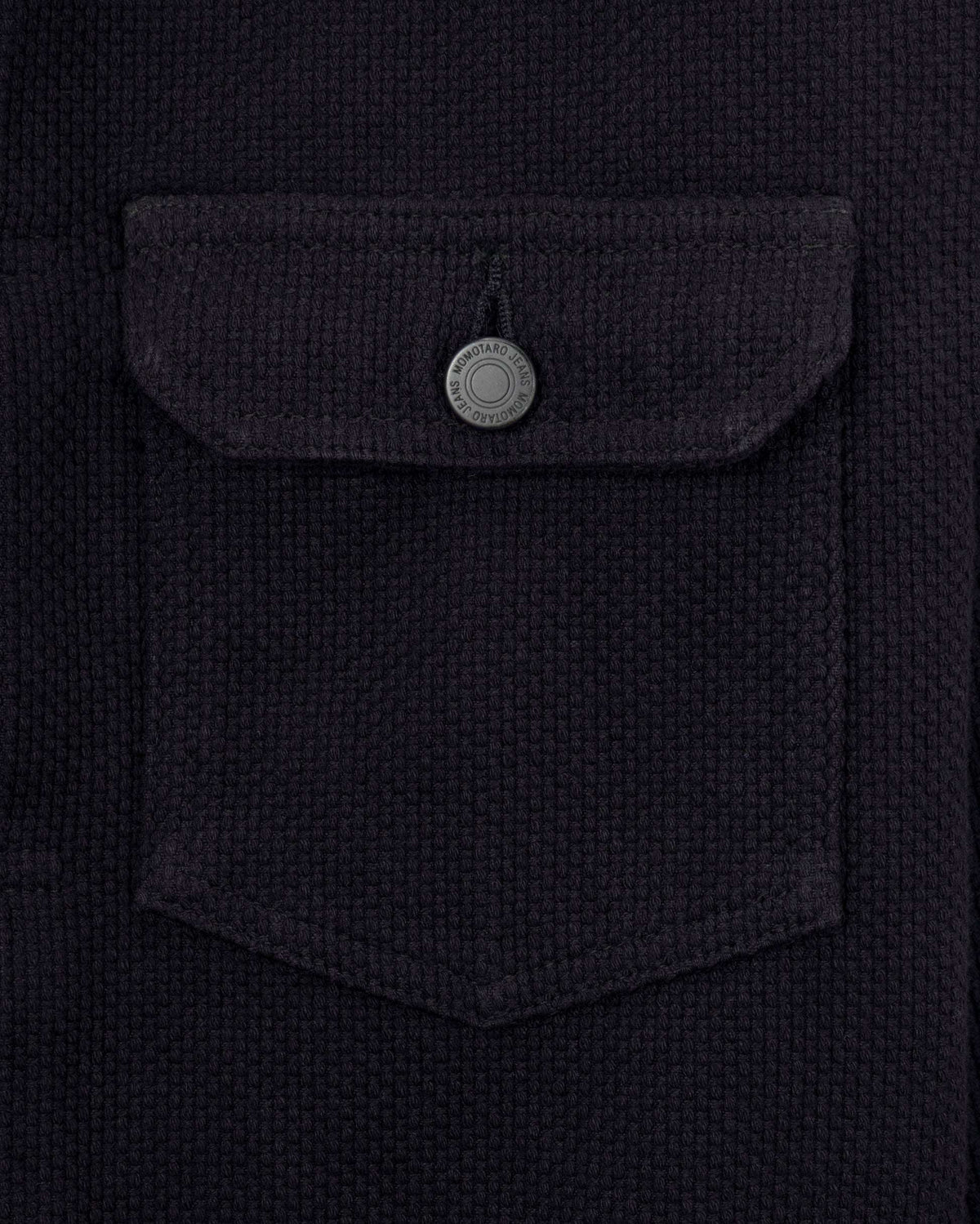 MMGJ6005 #002 SASHIKO JACKET-OVERDYE (INDIGO, BLACK)