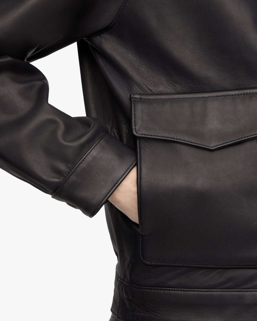 MMOT6321 SMOOTH LEATHER JACKET