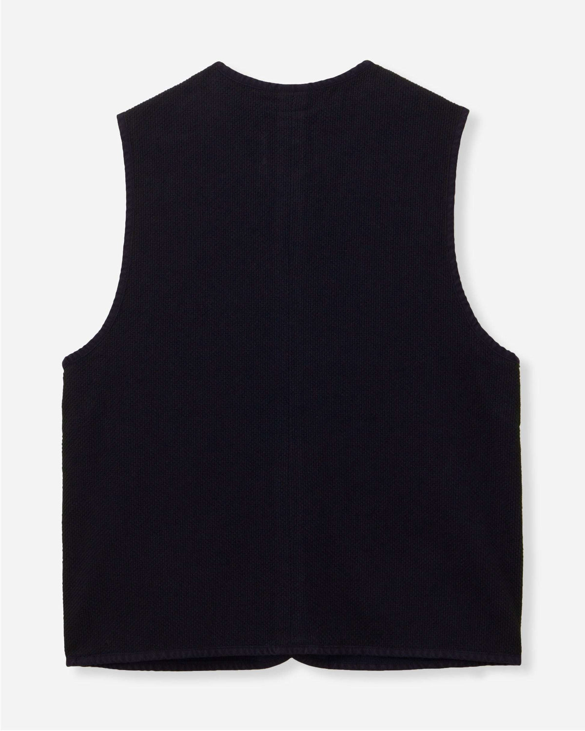 MMVE6000 SASHIKO VEST OVERDYE (INDIGO, BLACK)