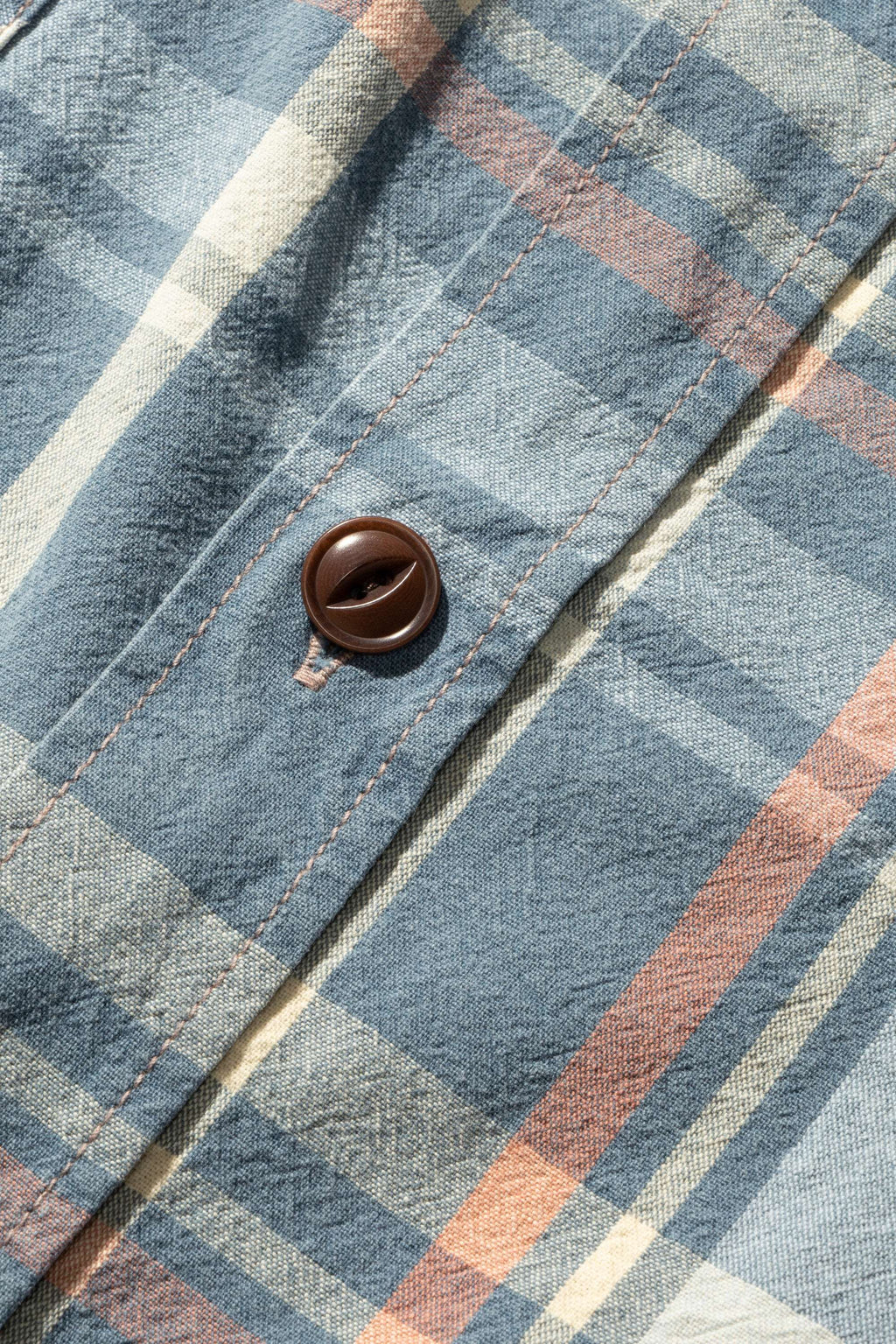 MS012G INIDIGO CHECK SHIRT
