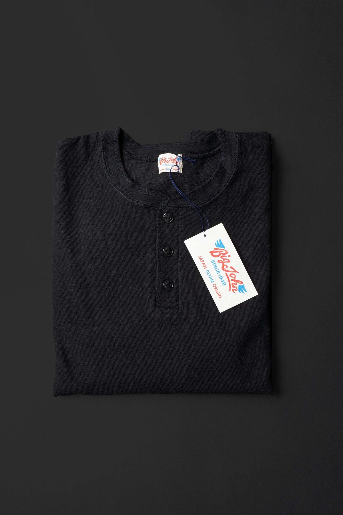 MTE014 (61) LONG SLEEVE HENRY NECK T-SHIRT