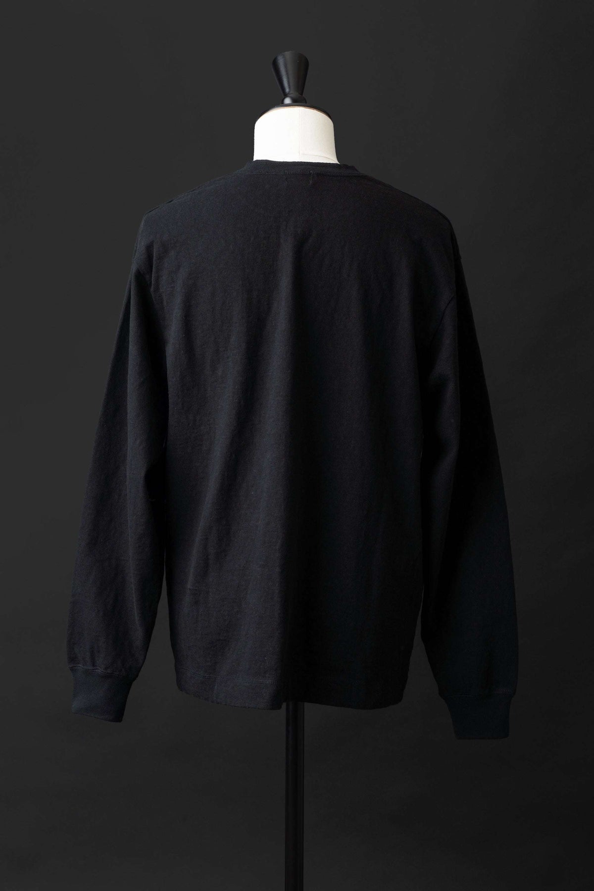 MTE014 (61) LONG SLEEVE HENRY NECK T-SHIRT