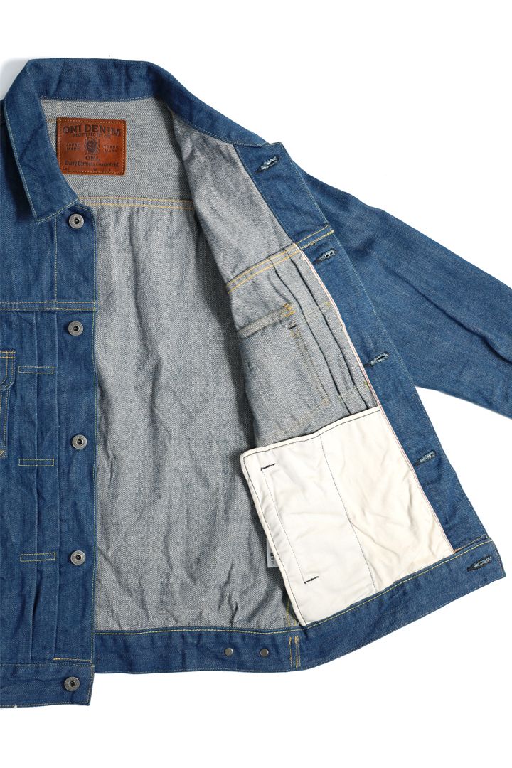 ONI02516P-OFBD 13.7oz Old Faded Blue Denim TypeⅡ Jacket