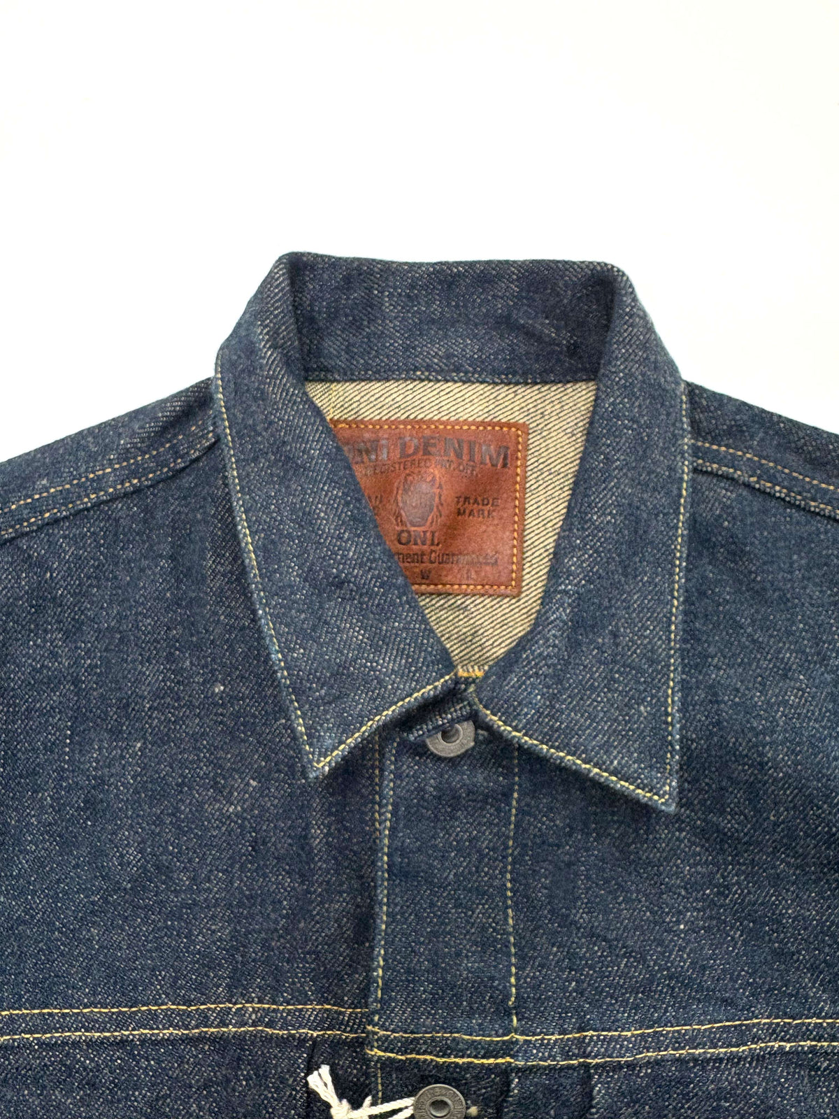 ONI02516PZR-BEG 20oz Secret Denim Weft Beige Type II Jacket with handwarmers