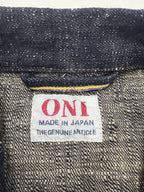 ONI03502-KASURI 17oz ONI Kasuri Denim Coverall