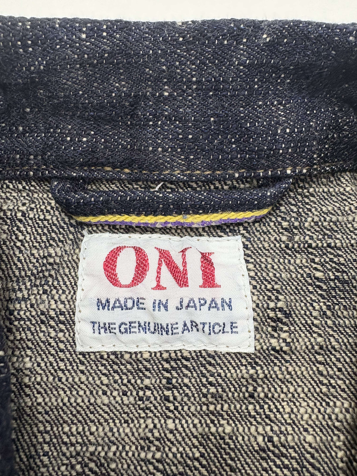 ONI03502-KASURI 17oz ONI Kasuri Denim Coverall