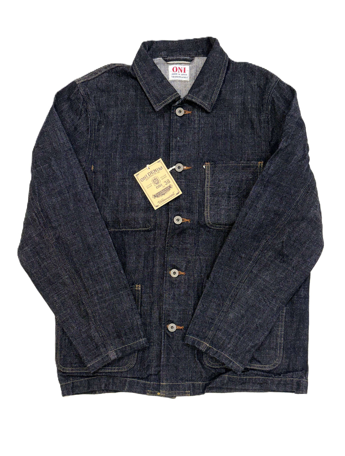 ONI03502-LS13.5 13.5oz Long Slab Denim Coverall