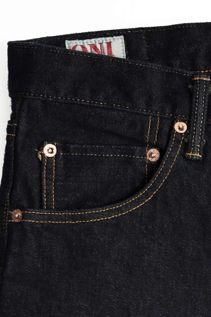 ONI122S-MOCA 15oz Stretch Denim MOCA Relax Tapered