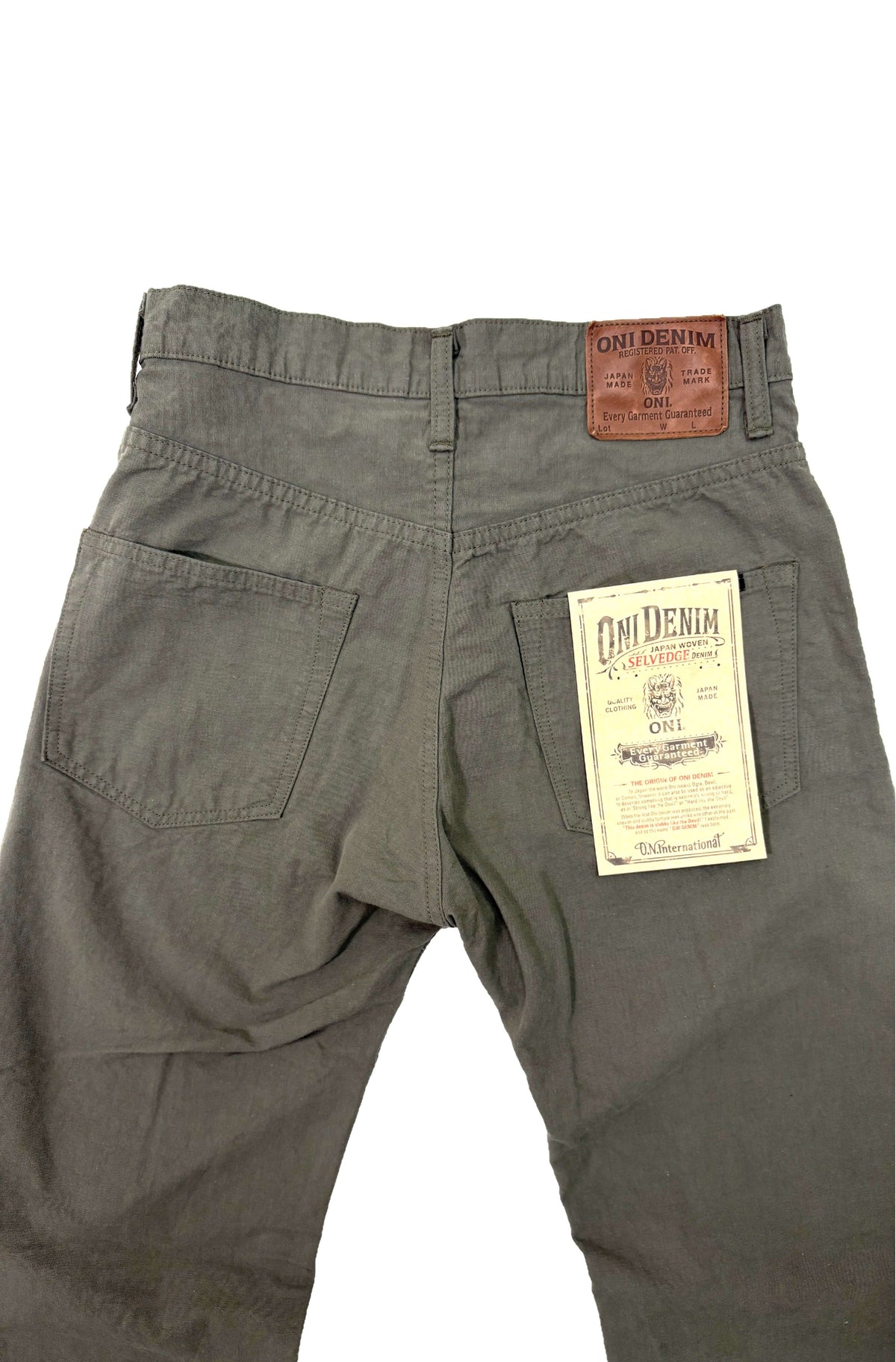 ONI200-8GG 8oz “Betacham” Green Gray Wide Straight